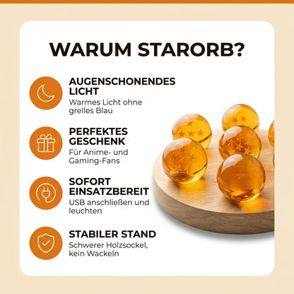 Ambient-Lampe mit warmem Sternenlicht